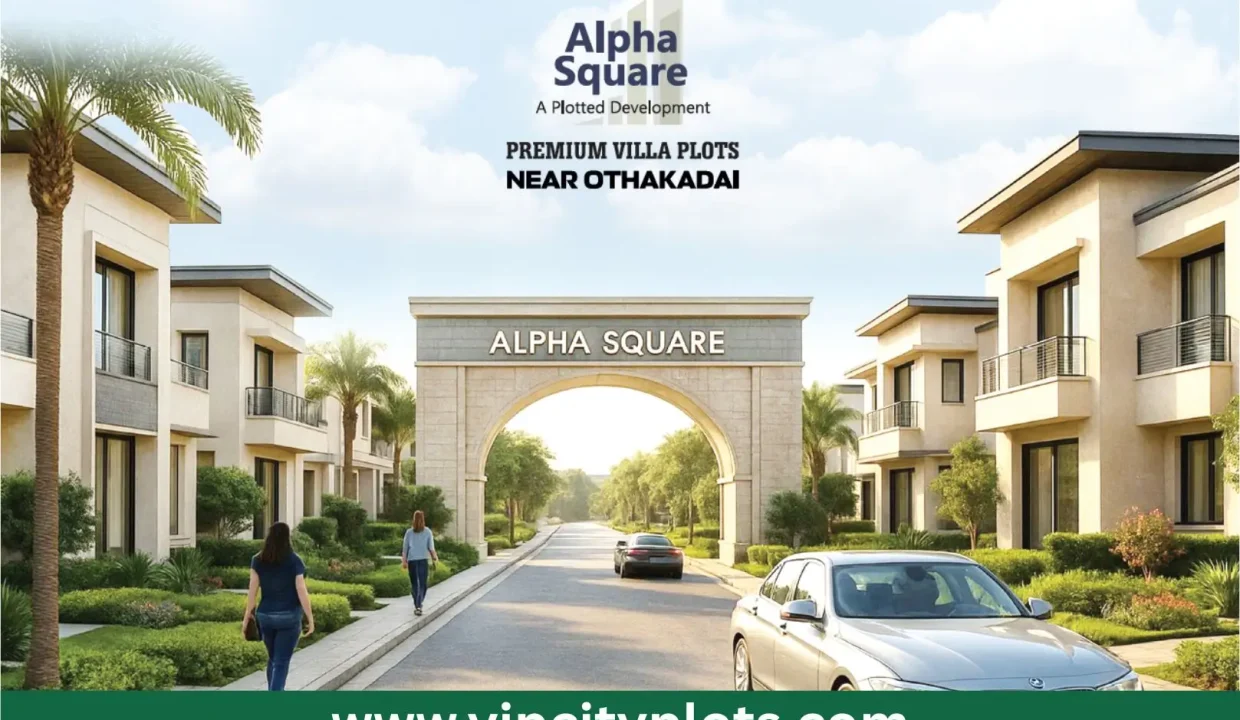VIP Alpha Square Madurai – DTCP & RERA plots in Othakadai
